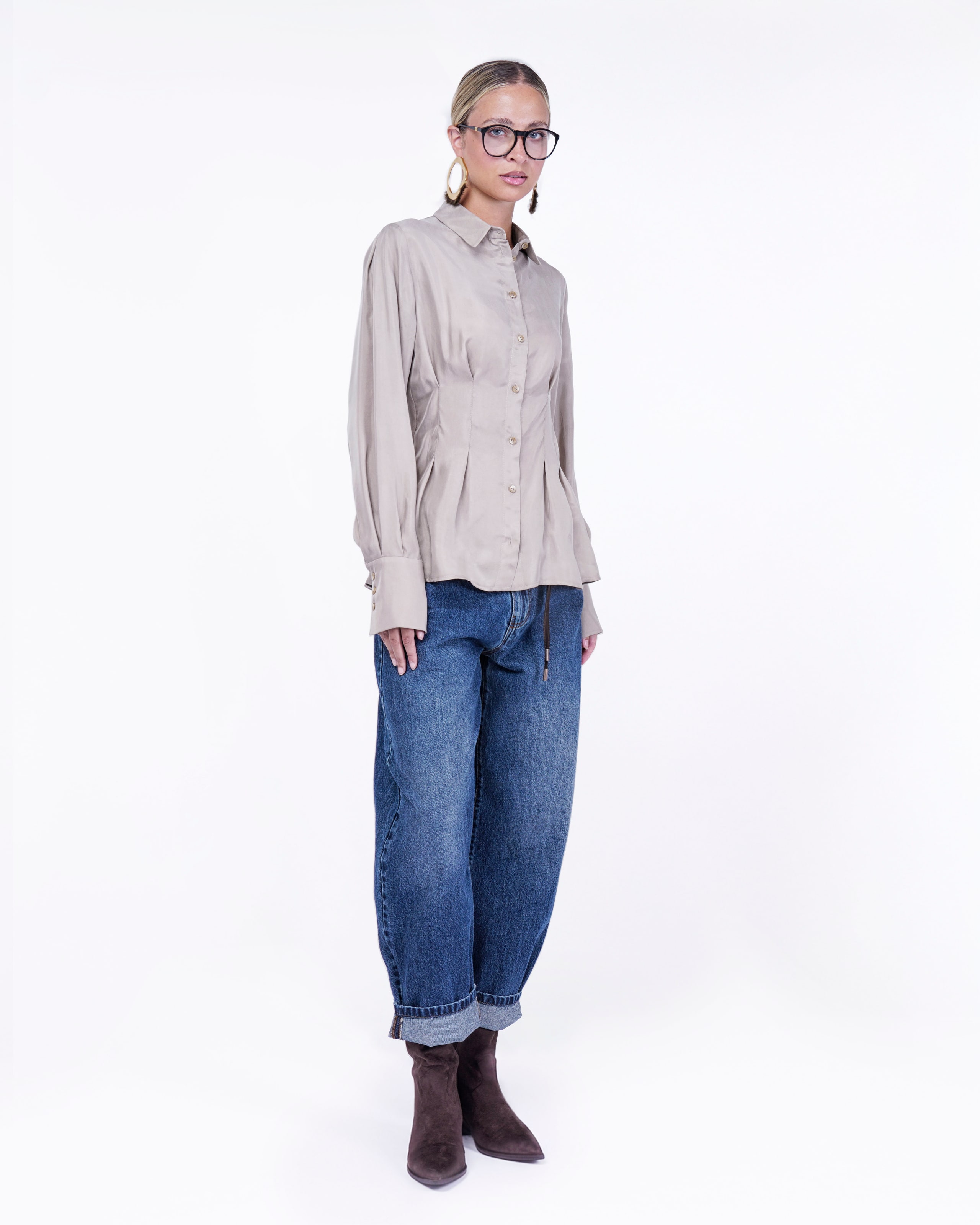 CAMICIA MANICHE A SBUFFO