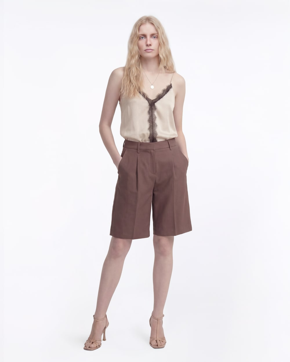 BERMUDA CHINO IN COTONE
