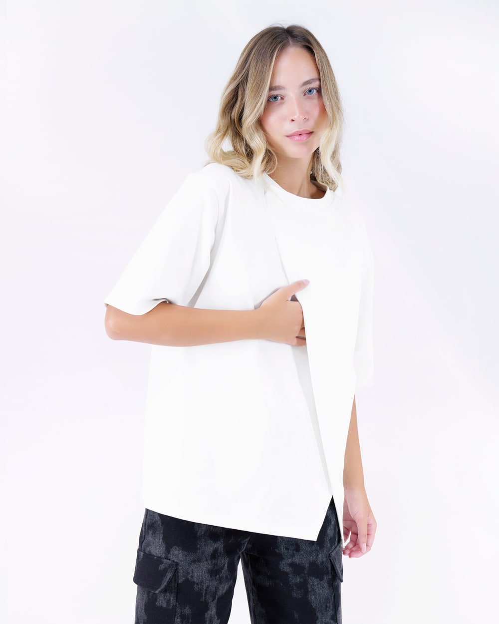 T-SHIRT ASIMMETRICA
