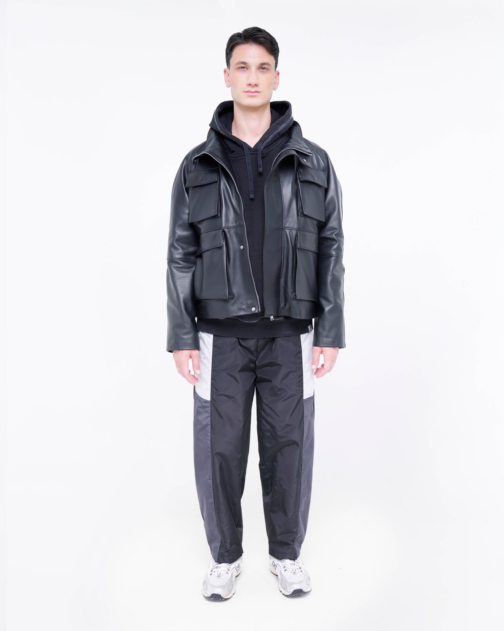 CABAN IN VERA PELLE