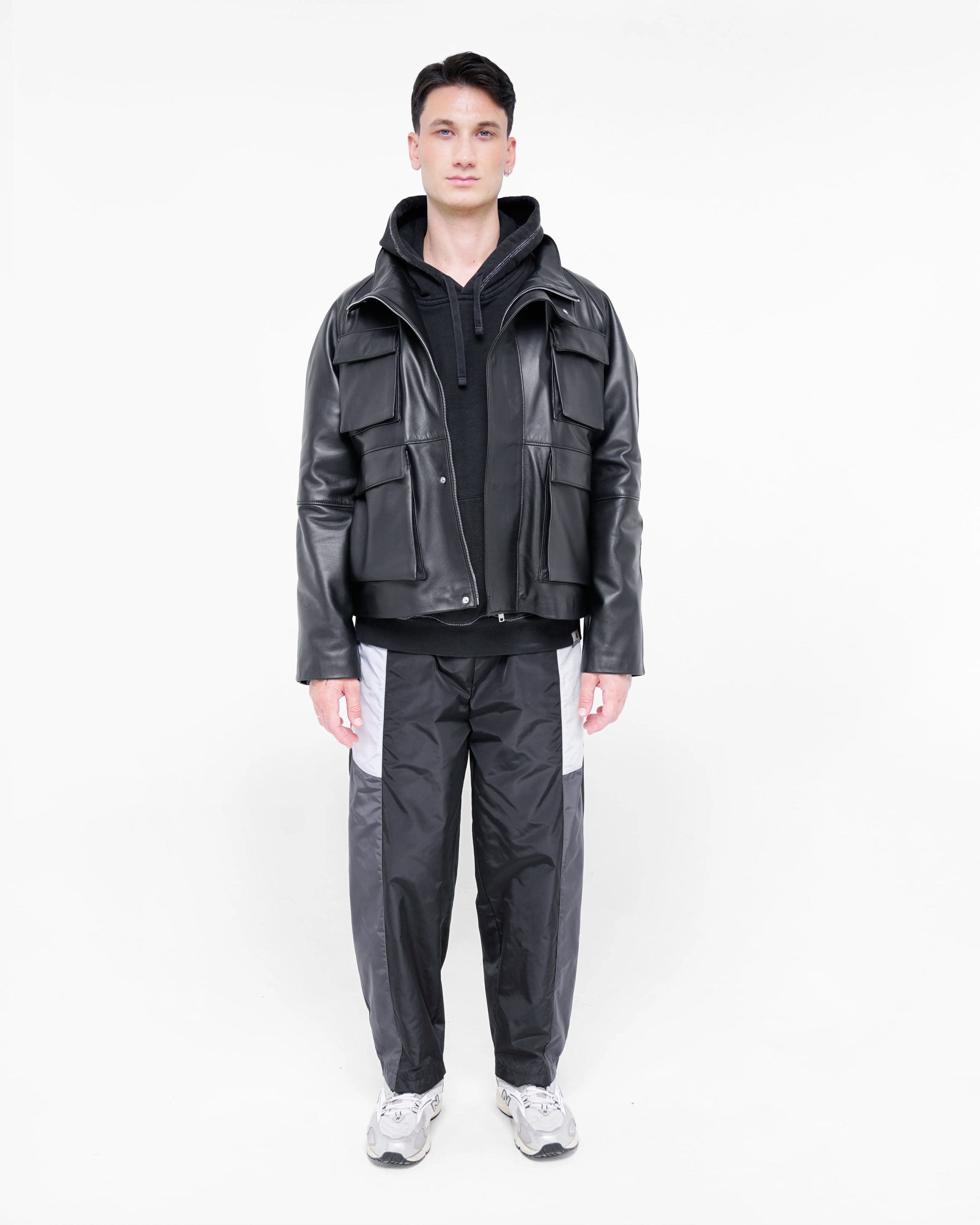 CABAN IN VERA PELLE