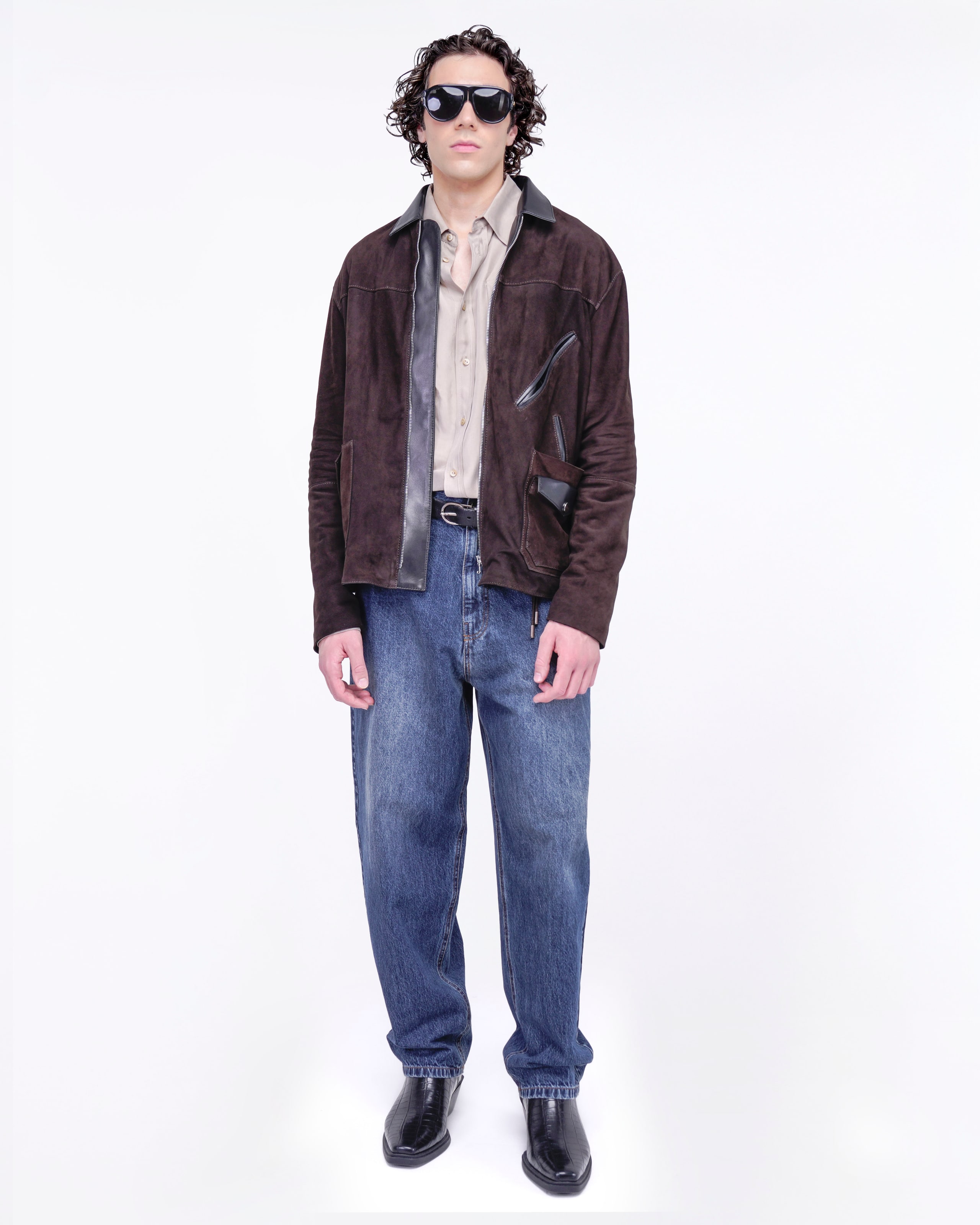 BLOUSON IN CAMOSCIO - PUB