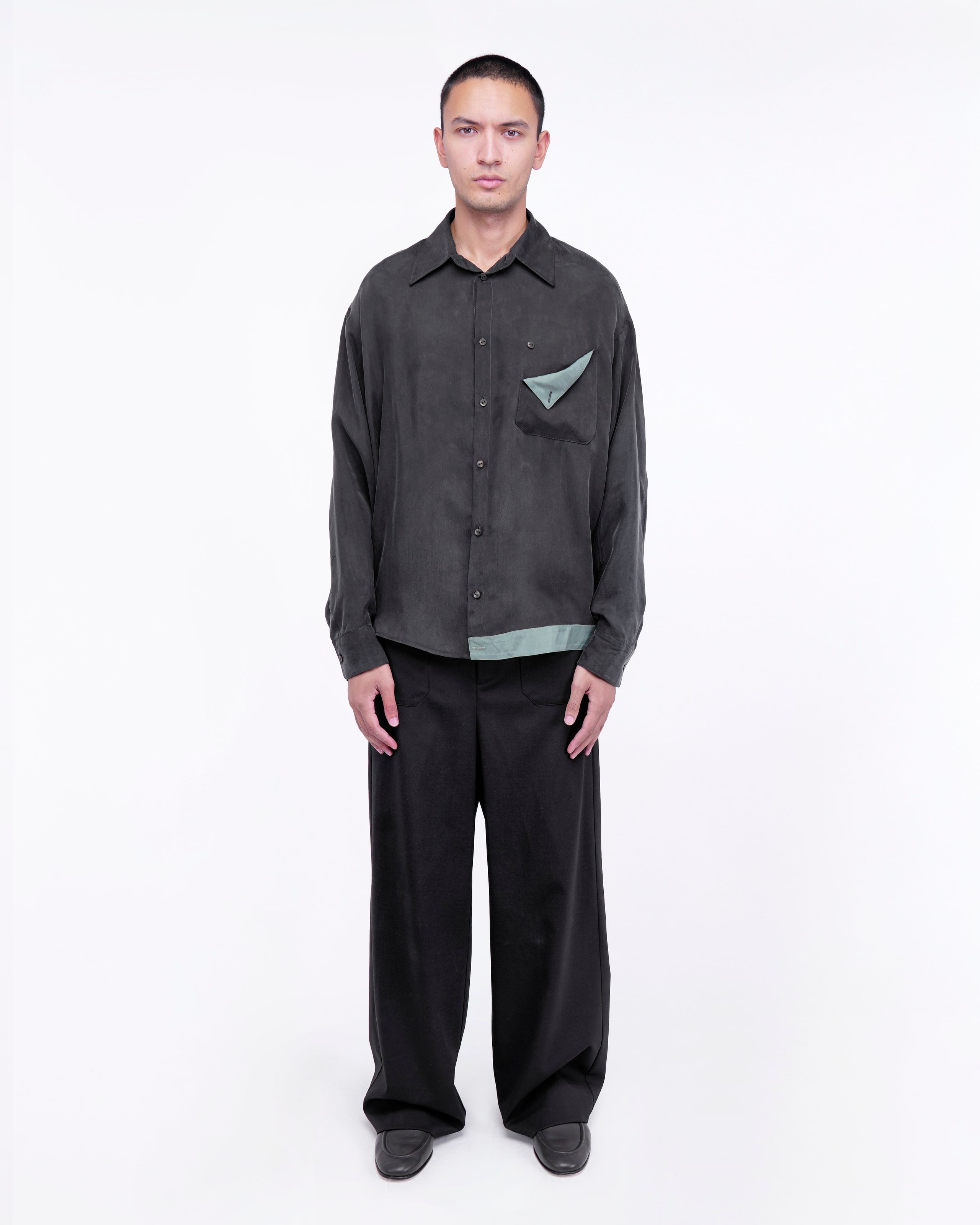 SHIRT WITH CONTRAST PANELS