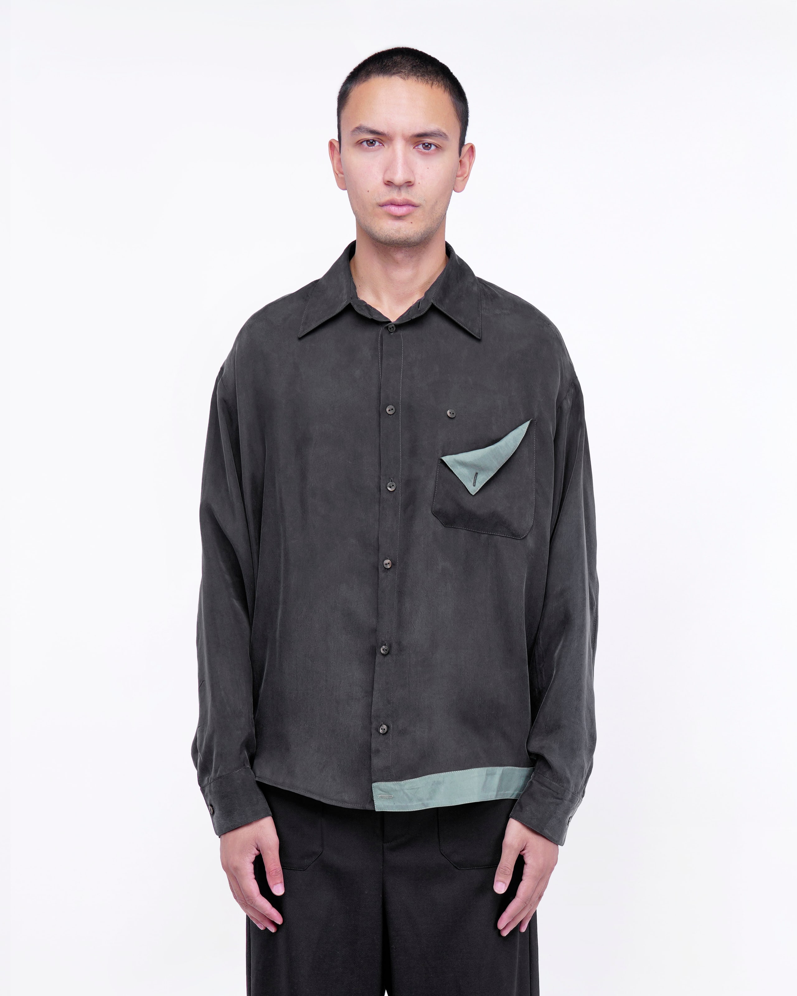 SHIRT WITH CONTRAST PANELS